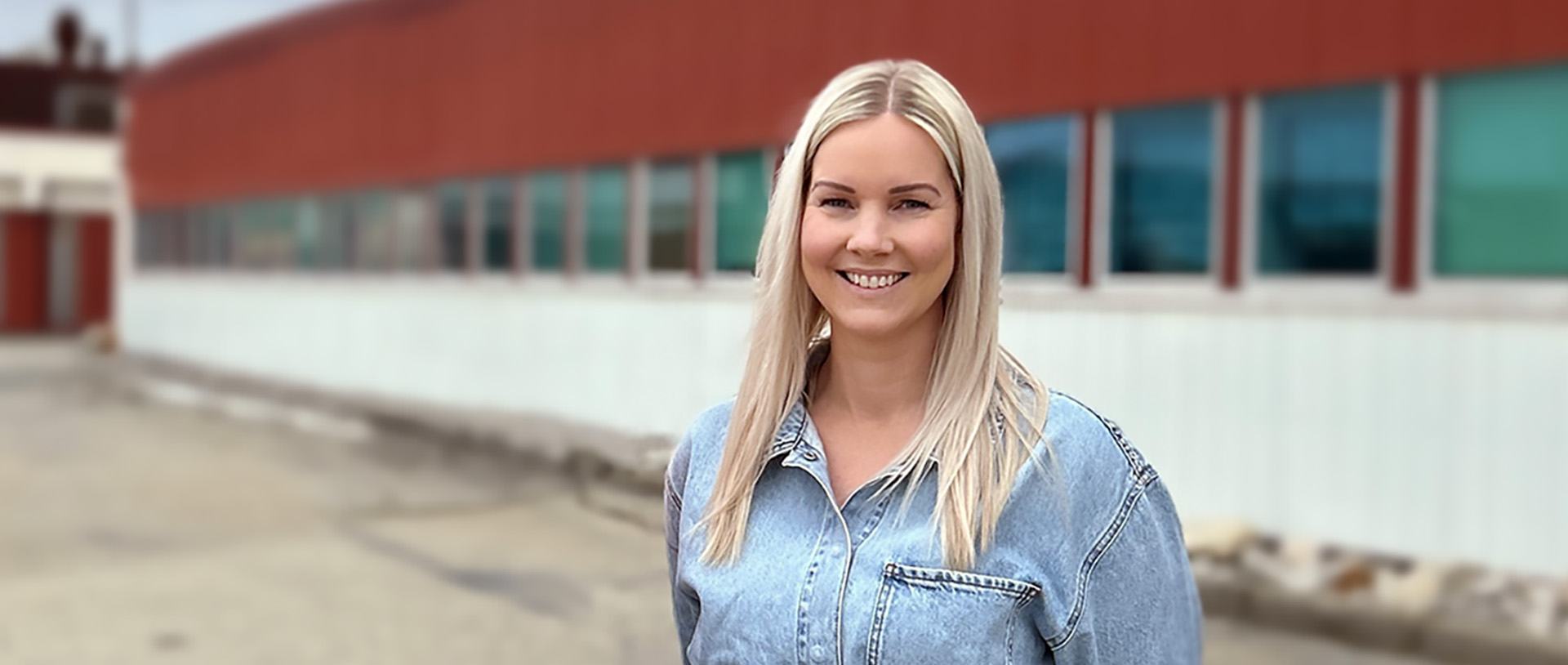 a woman smiling for the camera