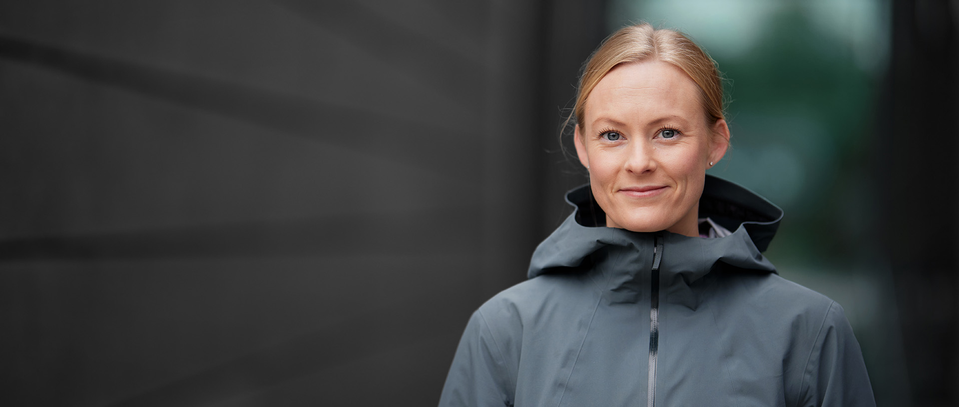 a woman smiling at the camera