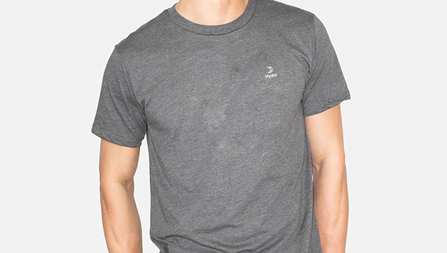 a man wearing a grey shirt