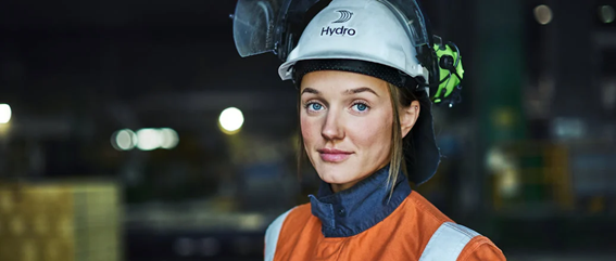 a person wearing a helmet