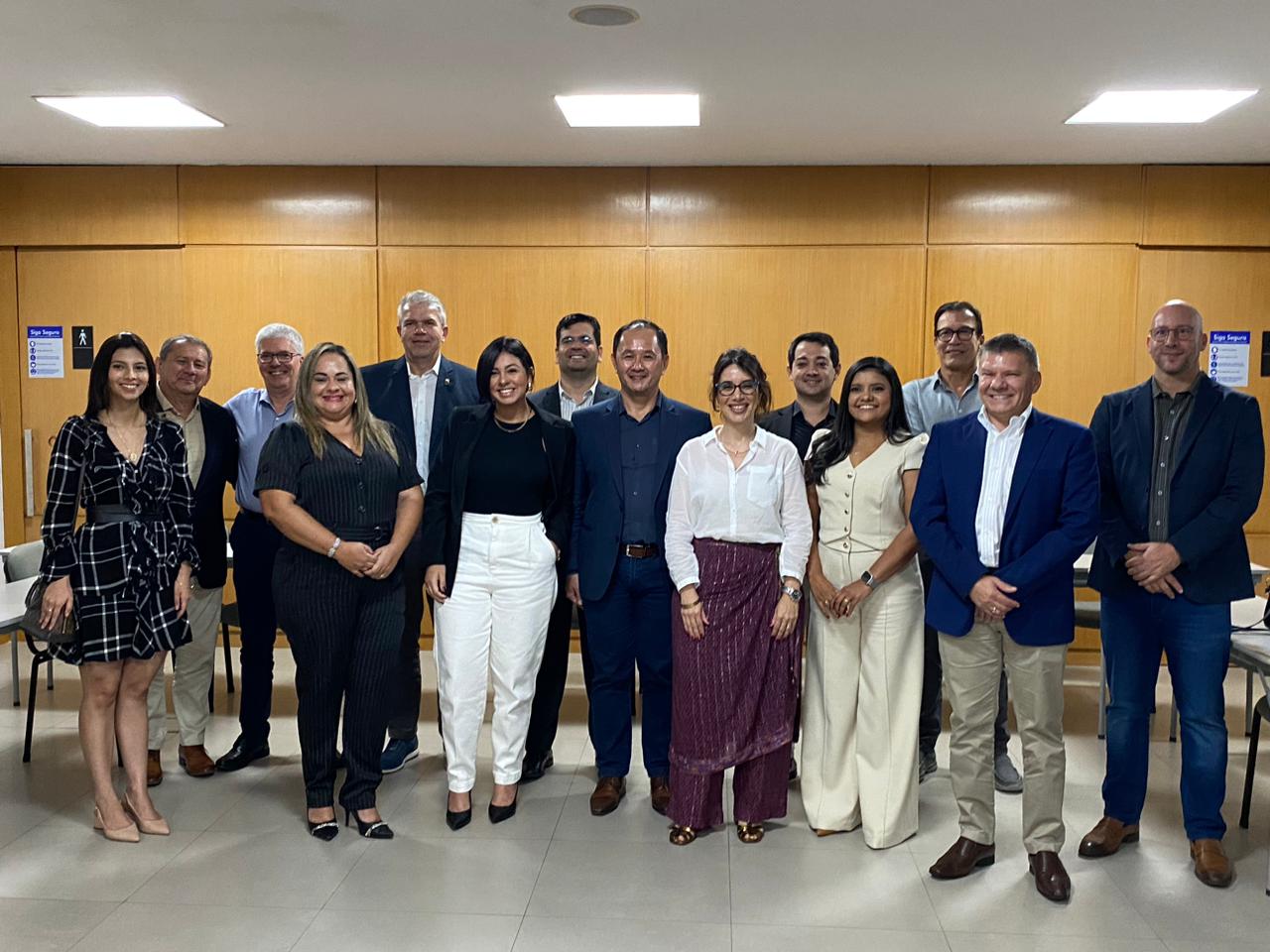 a group of people posing for a photo