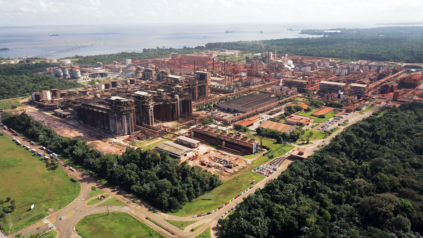 Hydro's Alunorte alumina refinery in Brazil