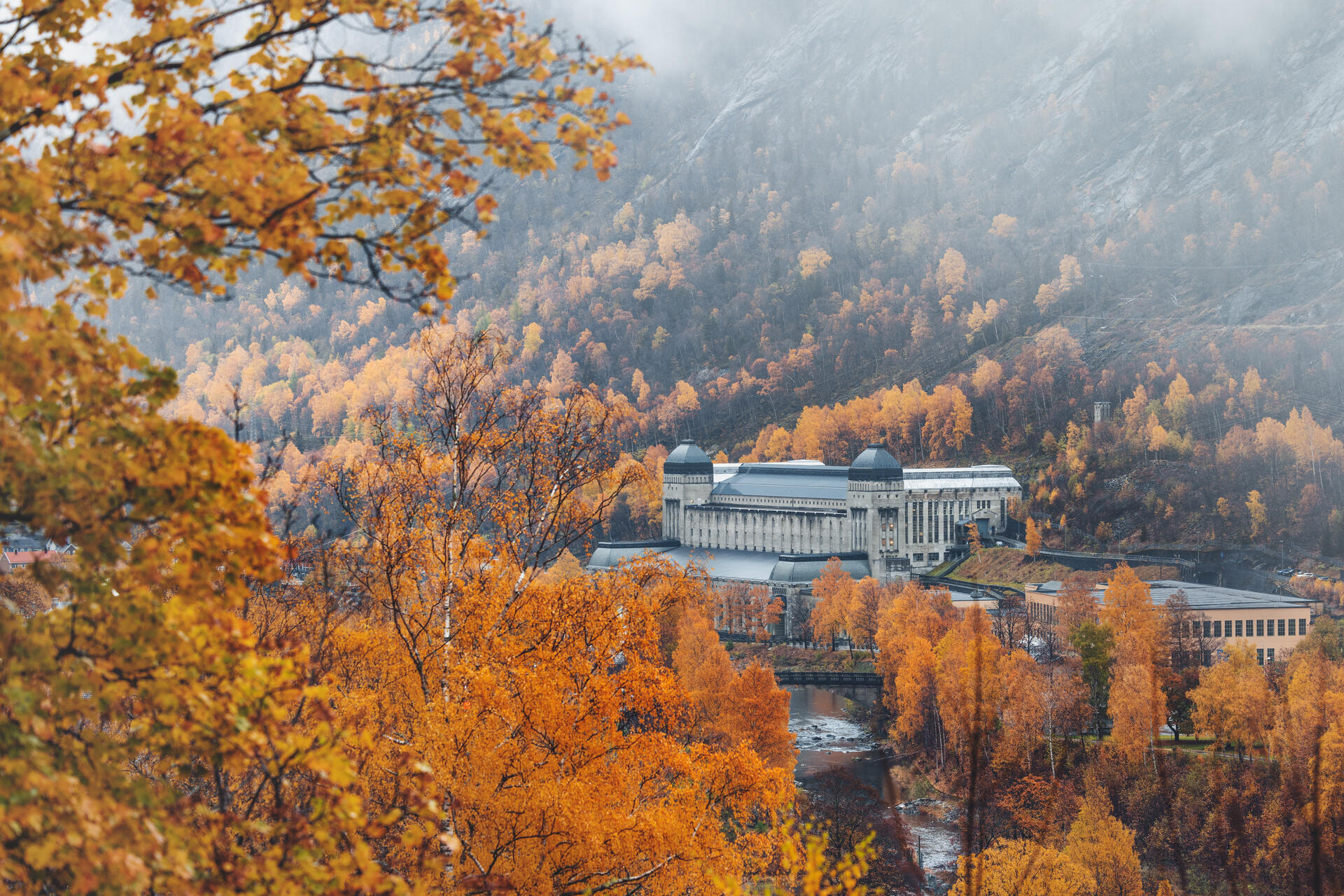 Hydro's Såheim hydroelectric power station at Rjukan